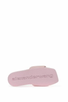 ALEXANDER WANG slides with branded strap Pink
