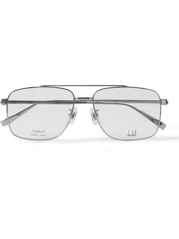 Photo: Dunhill - Aviator-Style Titanium Optical Glasses