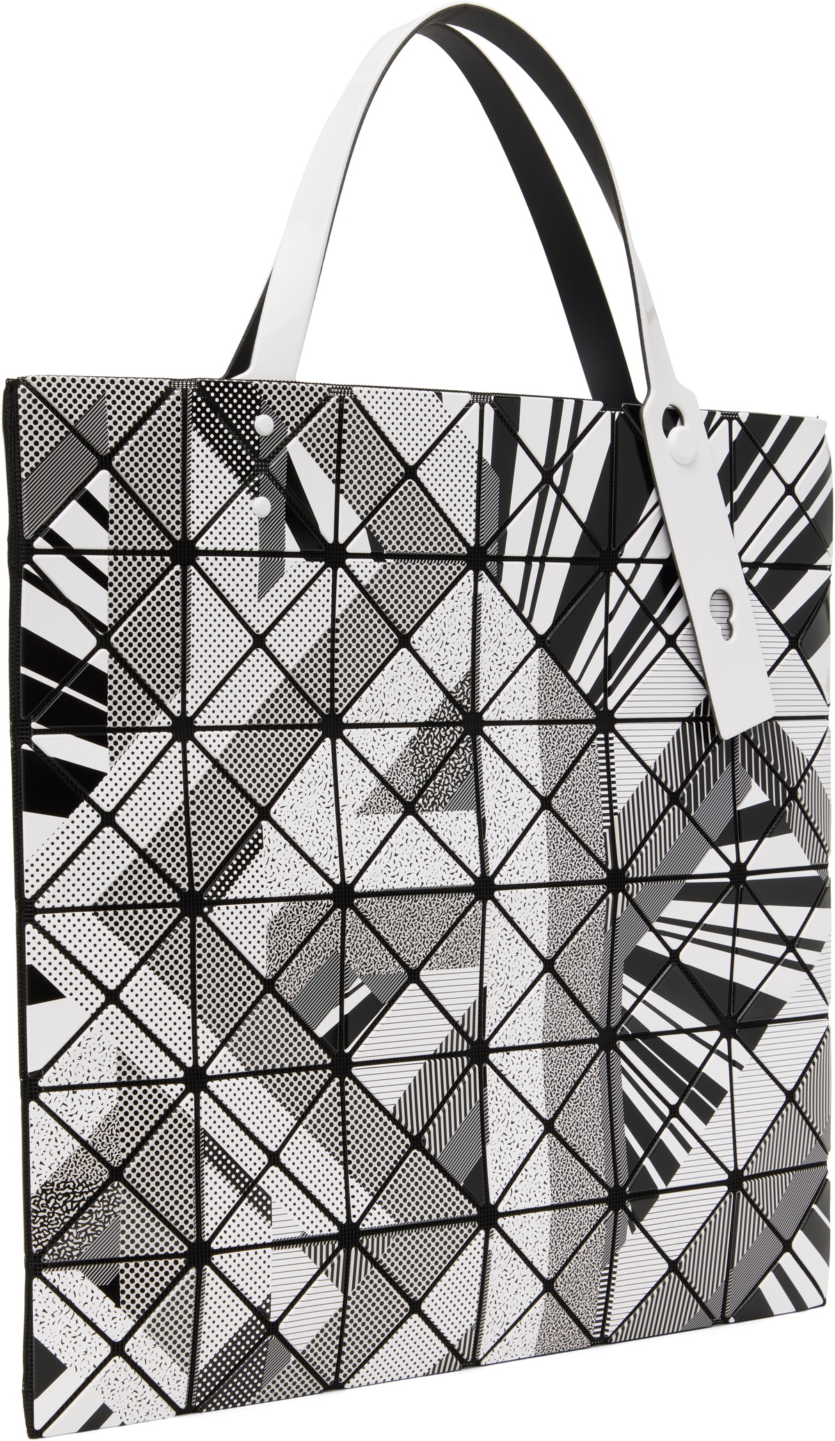 BAO BAO ISSEY MIYAKE Black & White Manga Tote Bao Bao Issey BAO BAO ISSEY MIYAKE Black & White Manga Tote Bao Bao Issey