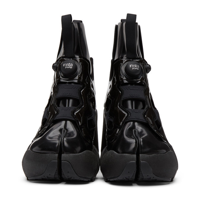 Maison Margiela Black Reebok Edition Tabi Instapump Fury Hi