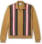 Gucci - Striped Tech-Jersey Track Jacket - Brown