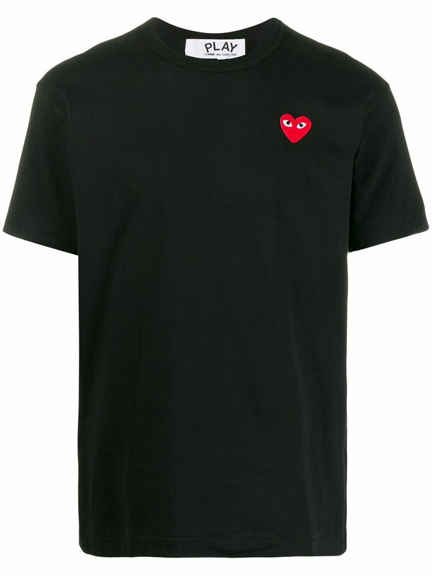 Photo: COMME DES GARCONS PLAY - Logo Cotton T-shirt