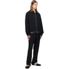 Casablanca Black Wool Sports Trousers