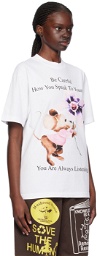 Online Ceramics White 'You Are Always Listening' T-Shirt