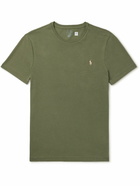 Polo Ralph Lauren - Slim-Fit Logo-Embroidered Cotton-Jersey T-Shirt - Green