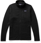 Patagonia - Better Sweater Mélange Fleece-Back Knitted Jacket - Black