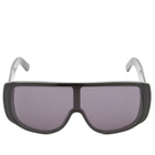 Retrosuperfuture x MM6 Mask Sunglasses in Black 