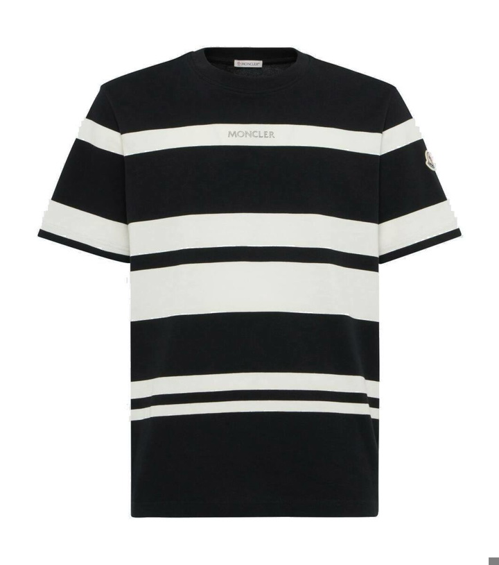 Photo: Moncler Striped cotton jersey T-shirt