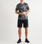 Nike Training - Camouflage-Print Dri-FIT Stretch-Jersey T-Shirt - Gray