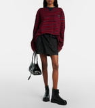 Prada Leather platform ankle boots