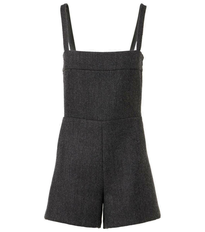 Photo: Gucci Cutout wool romper