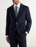 Brunello Cucinelli - Wool-Felt Suit Jacket - Blue