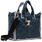 Camiel Fortgens SSENSE Exclusive Navy Puffed Shopper S Bag