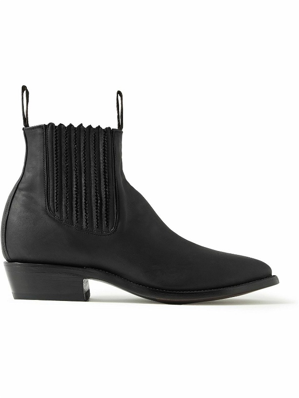 Photo: Yuketen - Botin Leather Chelsea Boot - Black