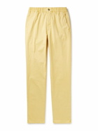 Incotex - Slim-Fit Straight-Leg Cotton-Blend Gabardine Trousers - Yellow