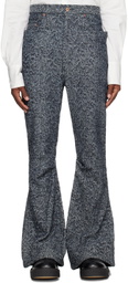 KOZABURO Navy Flared Jeans