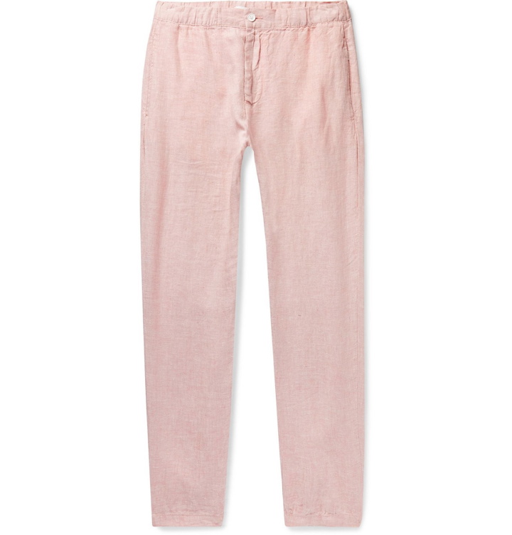 Photo: Onia - Elijah Tapered Linen Trousers - Neutrals