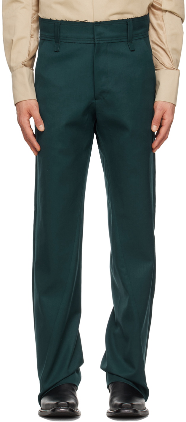 Bianca Saunders Green Akiel Trousers