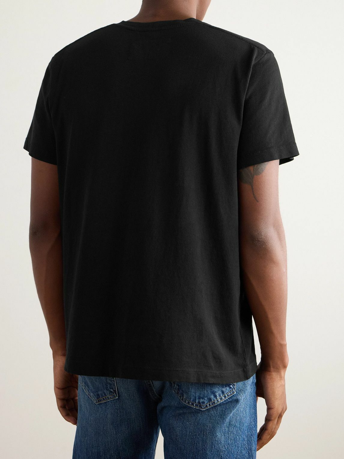 Nili Lotan - Brandon Cotton-Jersey T-Shirt - Black