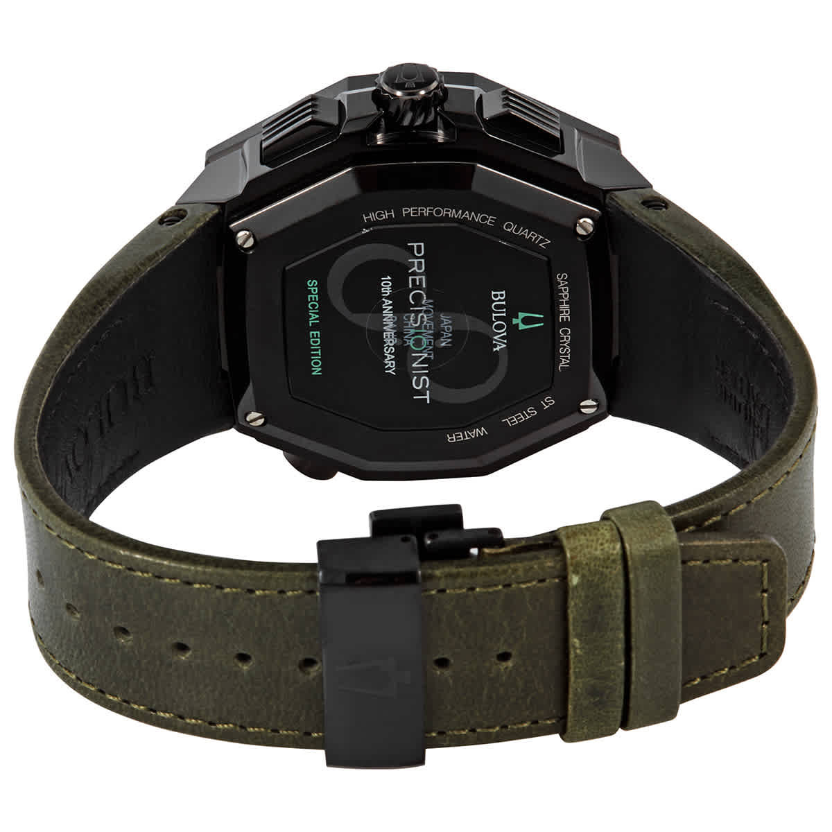 Bulova Precisionist X Special Edition Chronograph Quartz Black Dial ...