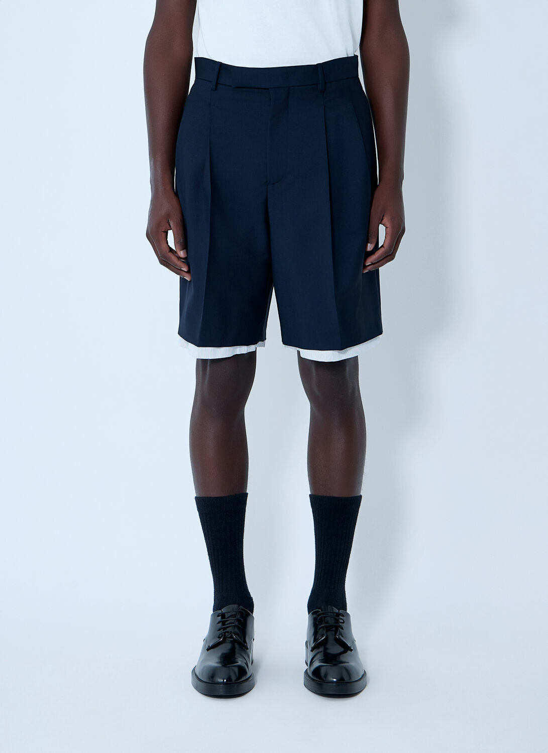Jil Sander Wool-And-Mohair Shorts