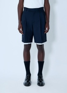 Jil Sander Wool-And-Mohair Shorts