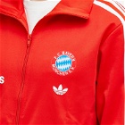 Adidas Men's FC Bayern Munich OG Beckenbauer Track Top in Red
