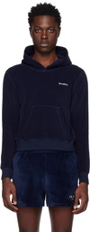 Sporty & Rich Navy Serif Hoodie