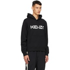 Kenzo Black Logo Classic Hoodie