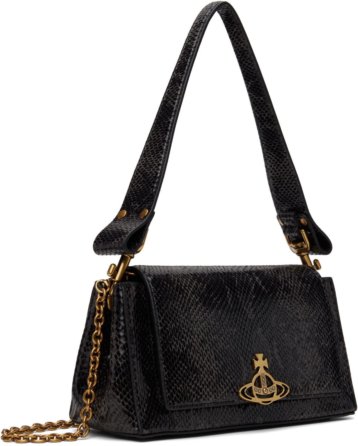 VIVIENNE WESTWOOD ブラック ミディアム Haze| バッグ Hazel Medium Handbag in BLACK | Vivienne Westwood®