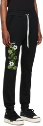 AMIRI Black Flower Lounge Pants