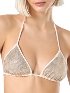 MC2 Saint Barth Woman Triangle Top Swimsuit Annabelle With Rhinestones