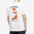Maharishi Men's Dragon Map T-Shirt in White