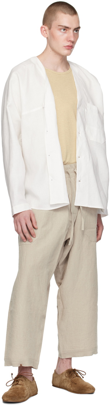 Jan-Jan Van Essche Beige #80 Trousers Jan-Jan Van Essche