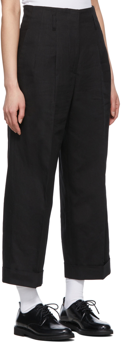 Margaret Howell Black Linen Trousers Margaret Howell