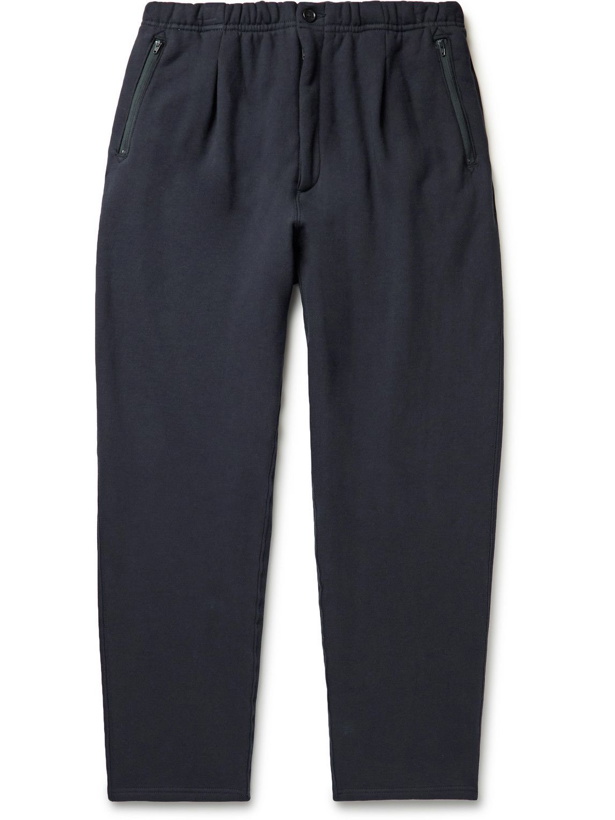 Photo: Engineered Garments - Tapered Cotton-Jersey Sweatpants - Blue