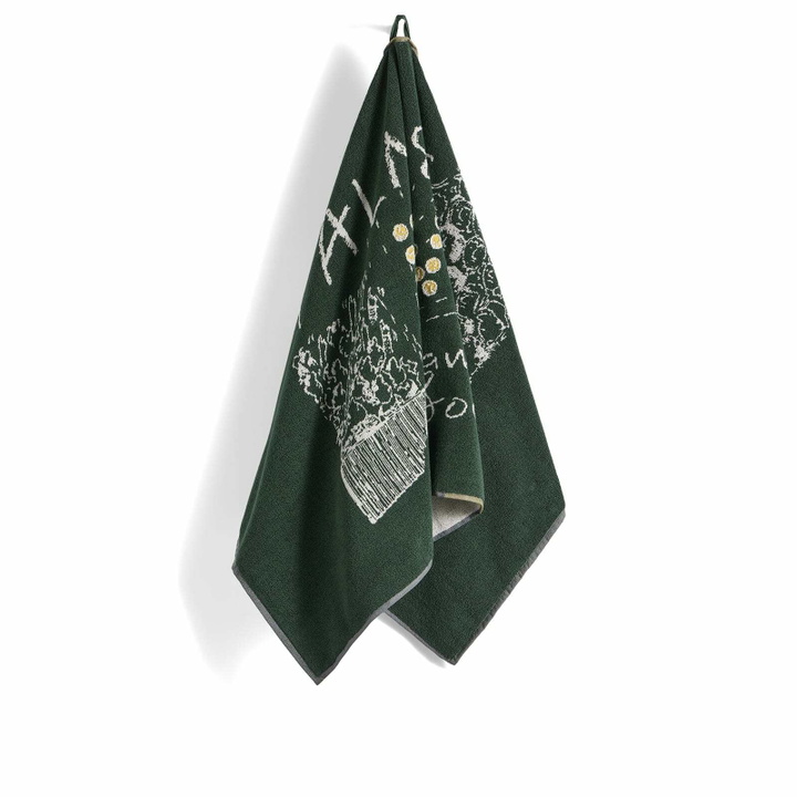 Photo: END. x Palmes Men's Crowd Tennis Towel in Green 