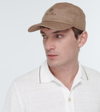 Loro Piana Baseball S linen cap