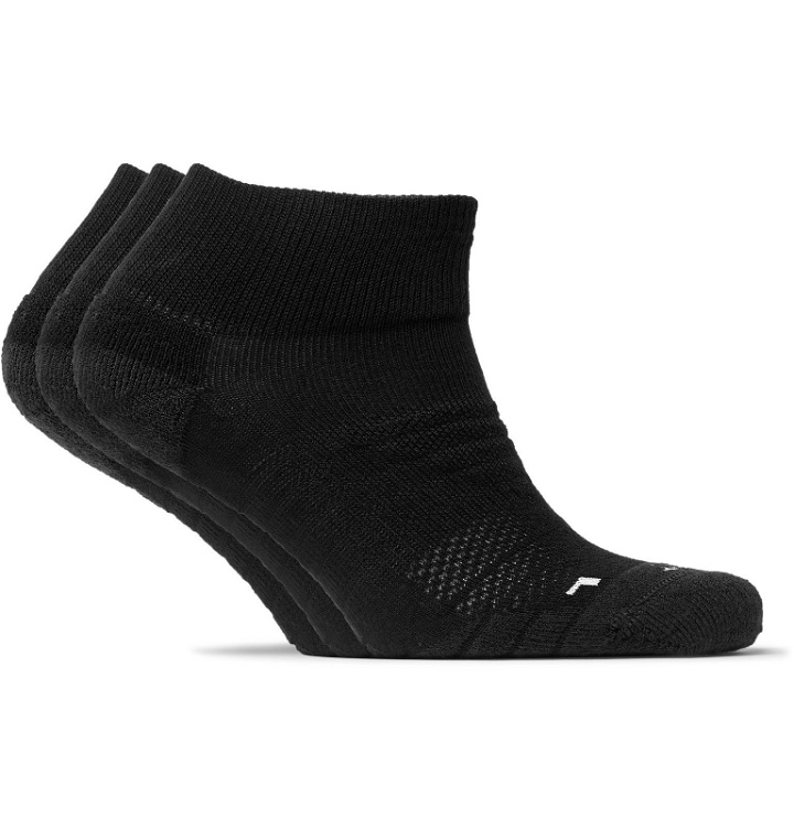 Photo: Nike Training - Three-Pack Everyday Max Dri-FIT Socks - Black