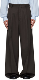 stein Brown Extra Wide Trousers