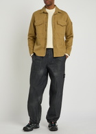 Stone Island Sprayed Straight-leg Nylon Trousers Black