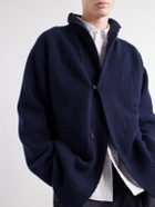 Inis Meáin - Wool and Cashmere-Blend Cardigan - Blue