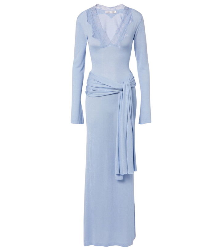 Photo: Aya Muse Lace-trimmed maxi dress