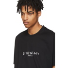 Givenchy Black Oversized Vintage Logo T-Shirt