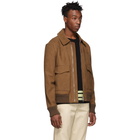 Acne Studios Brown Leather Lazlo Jacket