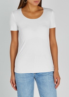 Wolford Aurora Pure Jersey T-shirt White