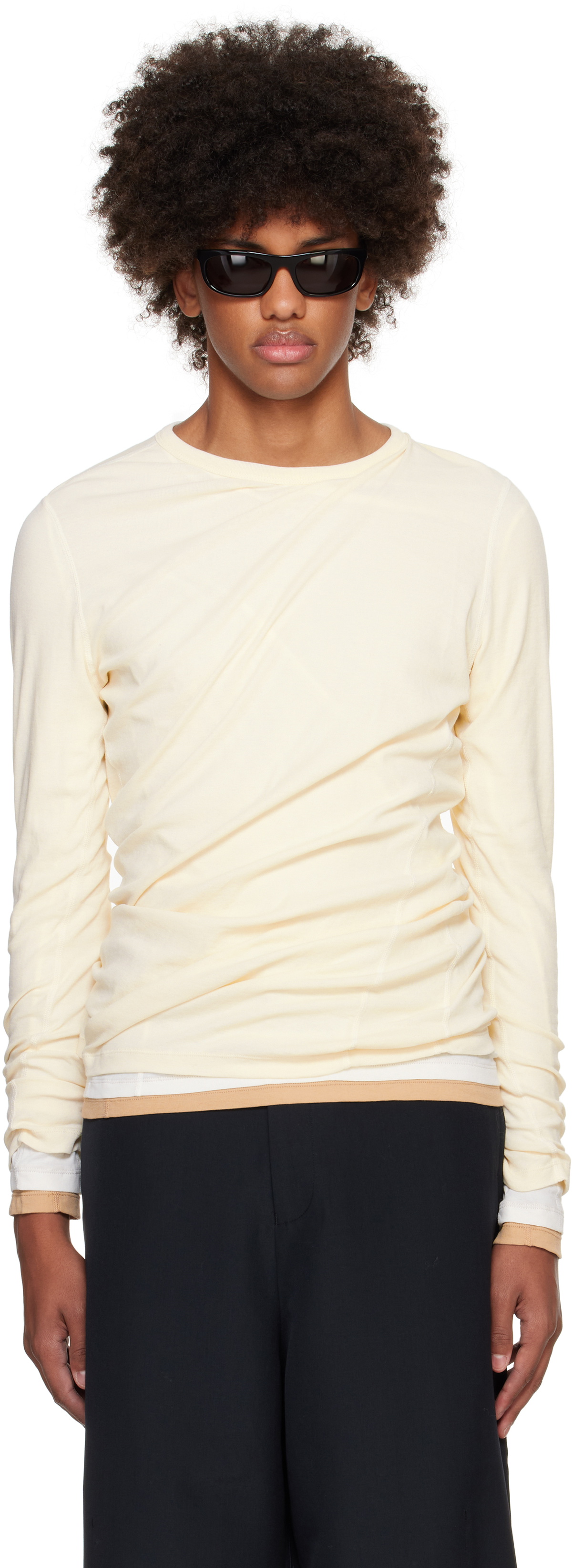 Karmuel Young Off-White Triple Second Skin T-shirt