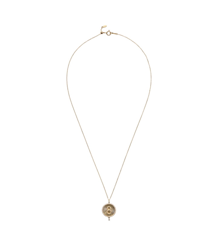 Photo: Persée Lucky Charm Eight 18kt gold necklace with diamonds