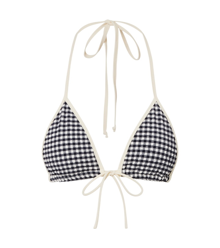 Photo: Montce Emma gingham seersucker bikini top