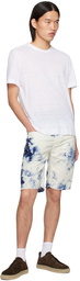 Massimo Alba Blue & White Kaleidoscope Shorts